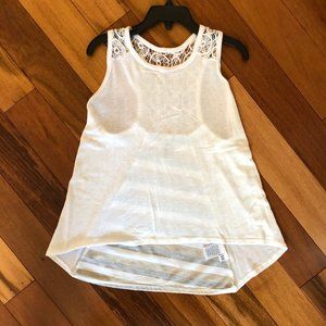 Mignone Girls Lightweight Tank Top w Lace detail (OH)